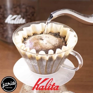 Jario x Kalita Wave กระดาษกรองกาแฟแบบหยัก 100 แผ่น KWF-155/185 Kalita Wave Coffee Filter 100 Sheets