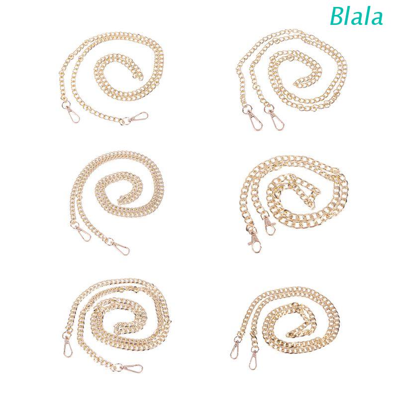Blala Replacement Purse Chain Strap Handle Shoulder Crossbody Handbag Bag with Metal Buckles