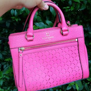 Used Kate Spade แท้ มือสองสีชมพู Crossbody สวยมาก