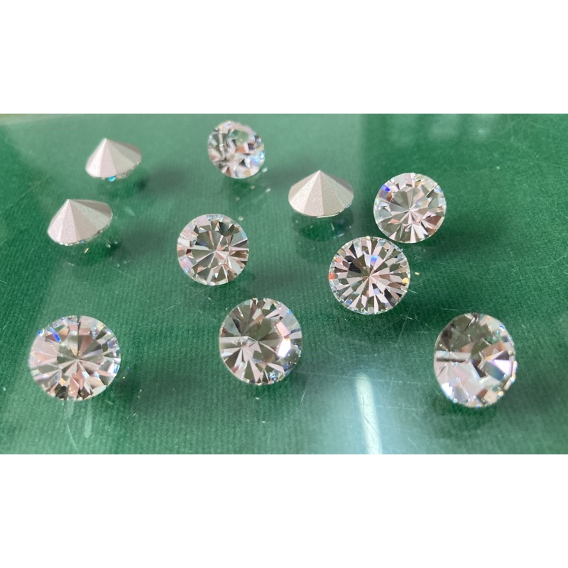 เพชรคริสตัล3,4,5,6,8,10,12มิลลิเมตร