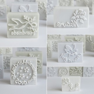 ตัวปั๊มกดลายสบู่ Handmade soap seal stamp สต๊อกไทยพร้อมส่ง