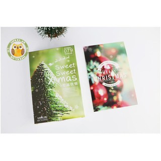 Postcard โปสการ์ดคริสต์มาส Merry Christmas