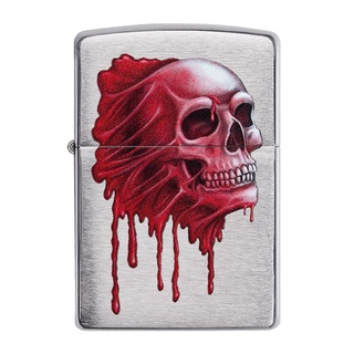 Zippo ไฟแช็กรุ่น 49603 Skull Design ของแท้ รับประกันตลอดชีวิต นำเข้าและจำหน่ายโดยตัวแทนจำหน่าย