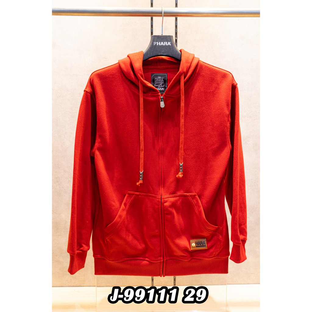 HARA เสื้อฮู๊ด J-99111 (29) สีแดง