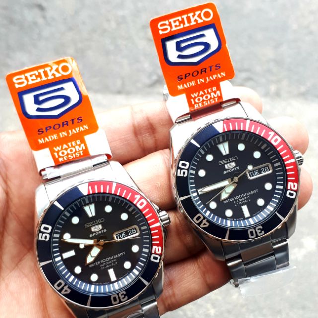 SEIKO SUBMARINER  PEPSI JAPAN รุ่น SNZF15J