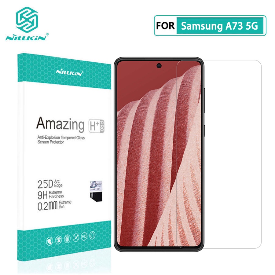 ฟิล์มกระจก Samsung Galaxy A73 5G Nillkin Amazing H+Pro 0.2MM นิรภัยฟิล์มกระจกสำหรับ Samsung Galaxy A