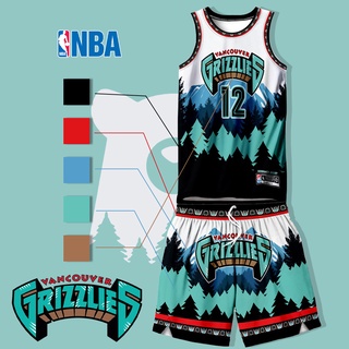 เสื้อกีฬาบาสเก็ตบอลแขนสั้น ลายทีม Vancouver Grizzlies JA Morant HG Concept Jersey