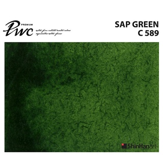 ShinHan PWC 589 C Sap Green 15ml (S1214153-0589) / สีน้ำเกรด Premium Artist 15ml 589 แบรนด์ ShinHan ประเทศเกาหลี