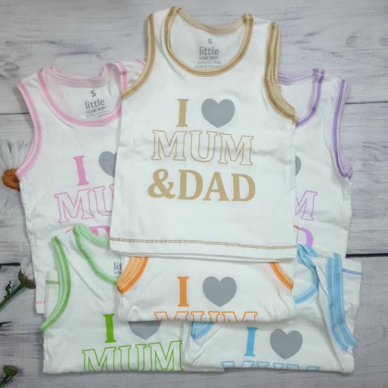 Little home baby เสื้อกล้ามเด็กผ้าคอตตอน S-XL(อัลบั้ม2)