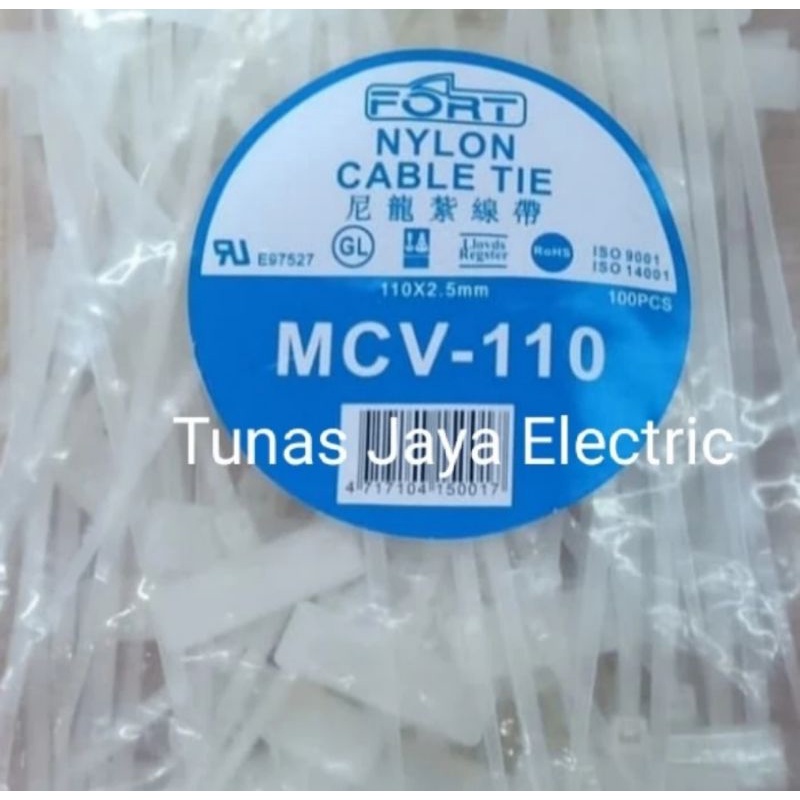 Cable Ties Label / Marker Ties MCV-110 x 2.5mm FORT