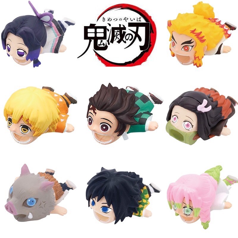 📍พร้อมส่ง ของแท้ งับสาย Cable Bite Kimetsu no Yaiba ถนอมสาย เกาะสาย กาชาปองดาบพิฆาตอสูร