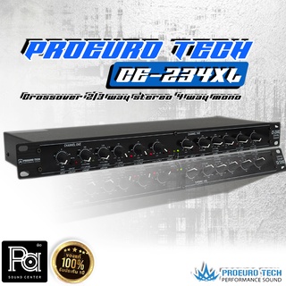 PROEURO TECH CE 234 XL CROSSOVER CE 234XL ครอสโอเวอร์ CE-234 XL ครอส 3 ทาง โปรยูโรเทค 2-3 Way Stereo เครื่องแยกความถี่