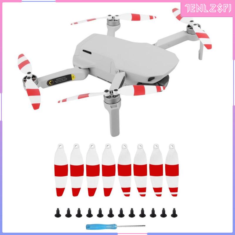 4 Pairs Carbon Fiber Propellers 4726F Low Noise Blades Foldable Quiet