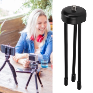 Tabletop Tripod อะแดปเตอร์ขาตั้งกล้อง สเตนเลส ขนาดเล็ก 1/4 นิ้ว แบบพกพา สําหรับไม้เซลฟี่ โทรศัพท์มือถือ Slr กล้อง