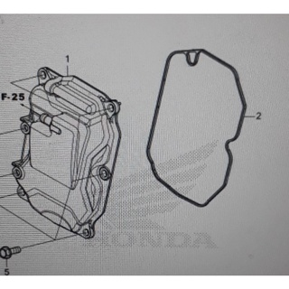 12391-KOR-V01 ประเก็นฝาครอบฝาสูบ Honda Pcx160 แท้ศูนย์