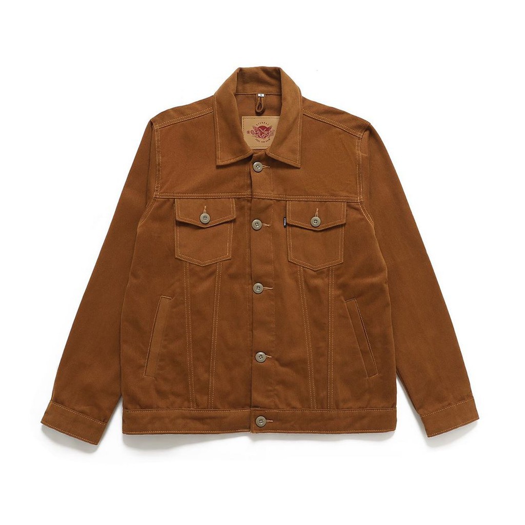 ETERNALWORKS - เสื้อแจ็คเก็ต Naka Caramel Trucker