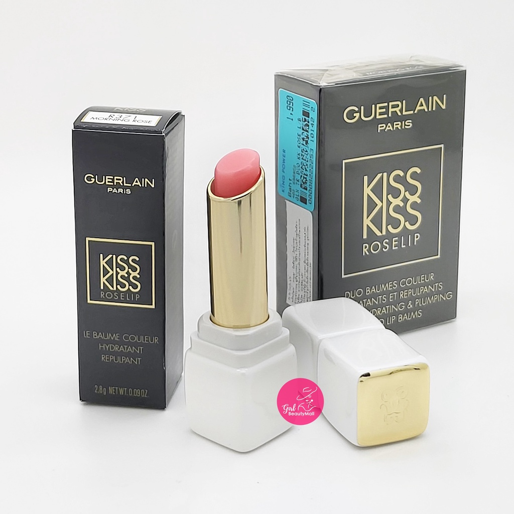 GUERLAIN Lip Glow KissKiss Roselip Hydrating & Plumping Tinted Lip Balm ...