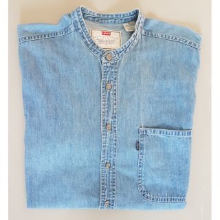 เสื้อยีนส์วินเทจป้ายดำ Levis Size XL(I970)