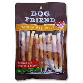 Dog Friend อกไก่ครั้นชี่โรล 10 แท่ง x 2 ซอง