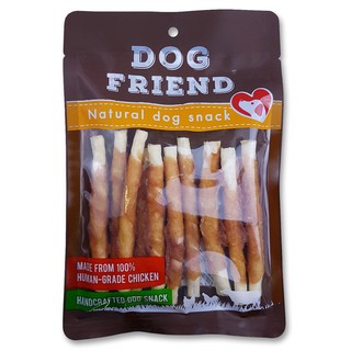 Dog Friend อกไก่ครั้นชี่โรล 10 แท่ง x 2 ซอง