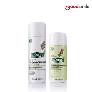 Smooth E Purifying Shampoo 250 Ml และ Conditioner 200 Ml. SmoothE สมูท อี สมูทอี ปัญหาผมร่วง