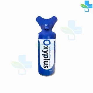 OXYGEN O2 Pure Oxyplus อ๊อกซี่พลัส ออกซิเจนกระป๋อง พกพา 8000 ml. [2 กระป๋อง] DD 4101 มอก.ไทยรับรอง บรรจุออกซิเจน 95%