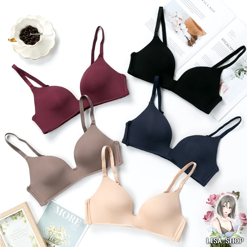 บราไร้โครง SOFT BRA เสื้อชั้นใน ไร้โครง มีฟองดันทรงในตัว ผ้านุ่มใส่สบาย งานสวยเนียนเฉียบ #เรียบE01