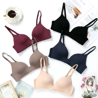 บราไร้โครง SOFT BRA เสื้อชั้นใน​ ไร้โครง มีฟองดันทรงในตัว ผ้านุ่มใส่สบาย งานสวยเนียนเฉียบ #เรียบE01