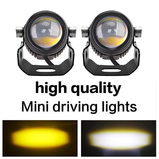 สปอตไลท์ มินิled ไฟสปอร์ตไลท์ มินิ ไฟมอเตอร์ไซค์ ไฟรถยนต์ ATV New high power spotlight small driving light hi/lo headlight white yellow led laser gun light Motorcycle Motorbike Scooter Headlamp