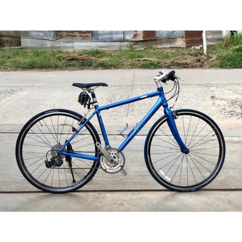 จักรยานไฮบริด Giant escape R3 แท้ สีน้ำเงินล้วนสวยๆ (คันที่ 1 เพลทเงิน)เฟรมอะลู ไซส์ S เบาะโช้ค(M)