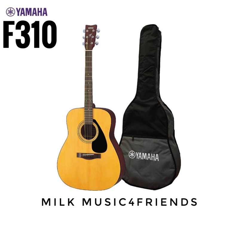 กีต้าร์โปร่งยามาฮ่า Yamaha F310 Acoustic Guitar + กระเป๋ากีต้าร์รุ่นสแตนดาร์ด
