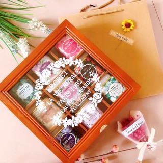 Giftset ชาดอกไม้ 9 ชนิด พร้อมกล่องของขวัญ 9 flower tea giftset Two Tone Tea ของขวัญวันแม่