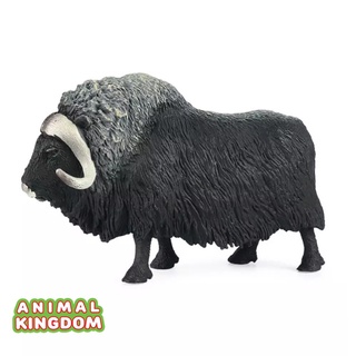 Animal Kingdom - โมเดลสัตว์ วัวมัคส์ ดำ ขนาด 12.50 CM (จากหาดใหญ่)