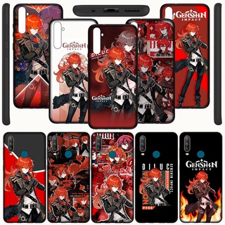 เคสโทรศัพท์มือถือ ซิลิโคนนิ่ม ลาย Diluc Genshin Impact ECY82 สําหรับ VIVO Y11 Y20 Y53 Y17 Y15 Y12 Y20I Y20S VIVOY11