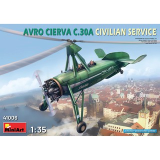 โมเดลประกอบ MiniArt 1/35 MI41006 AVRO CIERVA C.30A CIVILIAN SERVICE