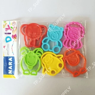 NARA Kids Tools แม่พิมพ์ดินน้ำมัน แม่พิมพ์พลาสติก สำหรับดินน้ำมัน ดินเบา แป้งโดว์ โฟมปั้น ดินปั้นทุกชนิด (เลือกชุด)