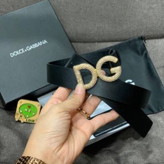 เข็มขัด D&amp;G หนังแท้ ไม่ลอกไม่ดำ