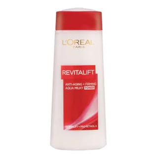 LOreal ลอรีอัล ปารีส รีไวทัลลิฟท์ แอนตี้ เอจจิ้ง แอนด์ เฟิร์มมิ่ง อะควา มิลค์กี้ โทนเนอร์ 200 มล.