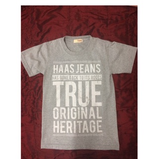 เสื้อยืด HAAS ใส่ครั้งเดียว อก34