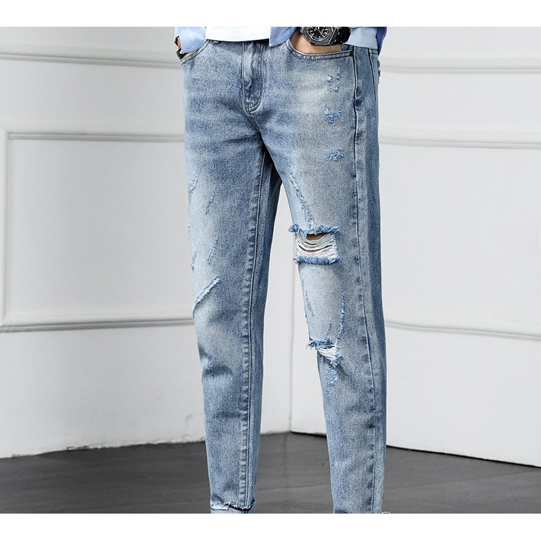 Korean Jeans For Men 2026.Men Jeans streetwear (Korea style) Korea Jeans กางเกงยีนส์ขายาวผู้ชาย ...