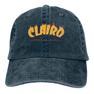 Hnbn หมวกเบสบอล ผ้ายีน ลายโลโก้ Clairo ปรับได้ ของขวัญฮาโลวีน สําหรับเพาะกาย ยิม