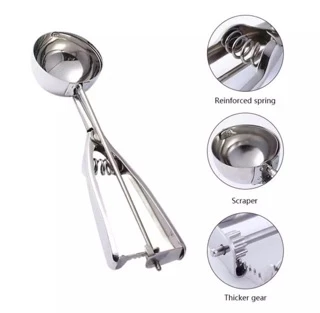 ช้อนตักไอติมสแตนเลส แม็กซี่ มี3ขนาด ช้อนตักไอศกรีม ไม้ปาดไอติม ICE CREAM SCOOP
