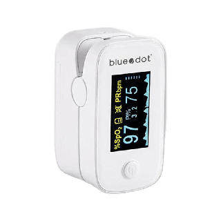 โปรโมชั่น : Bluedot เครื่องวัดออกซิเจนปลายนิ้ว Pulse Oximeter รุ่น B-PO011 รับประกัน 3 ปี