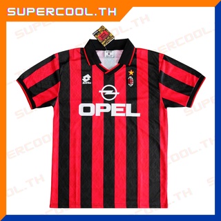 AC Milan 1995/96 Home Jersey เสื้อเอซีมิลานย้อนยุค OPEL Lotto