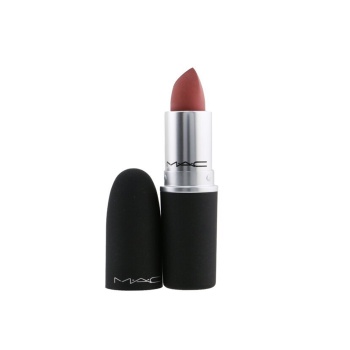 ลิปสติก MAC Matte Lipstick​ Powder Kiss ขนาด 3 g #สี930 brickthrough (เฉดสีใหม่)