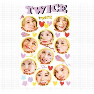 สติ๊กเกอร์.TWICE(NO.DIE-CUT)ขาวมัน