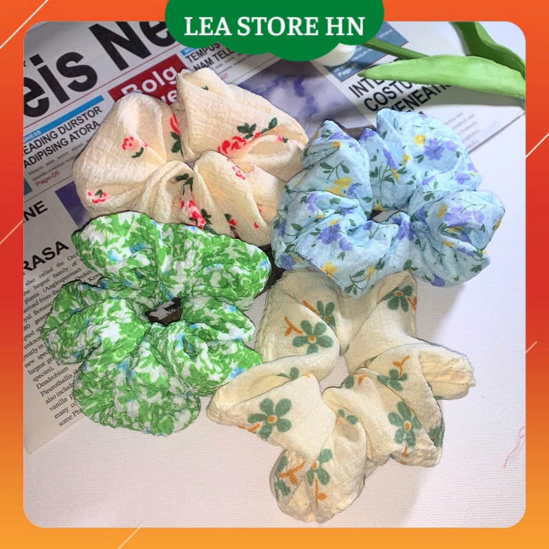 Scrunchies [PREMIUM DESIGN] ผ้า เปลโฟมดอกไม้เด็ก N29