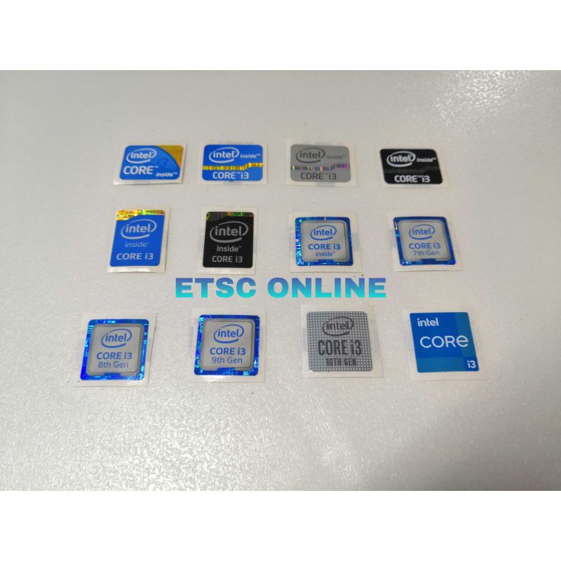 สติ๊กเกอร์ Intel Core I3 i3 1st - สติ๊กเกอร์ฉลาก CPU โน๊ตบุ๊คแล็ปท็อปรุ่นที่ 11