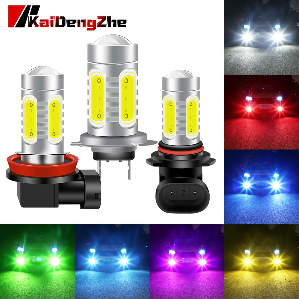 1 ชิ้น ไฟตัดหมอก LED H1 H3 H4 H7 H8 H9 H16 9005 HB3 9006 HB4 880 881 P13W H11 LED หลอดไฟตัดหมอก 12V 