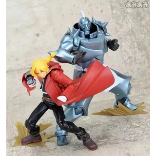 โมเดลฟิกเกอร์ pvc รูปการ์ตูนอนิเมะ fullmetal alchemist edward elric alphonse ขนาด 15 ซม. ของเล่นสะสม สําหรับเด็ก